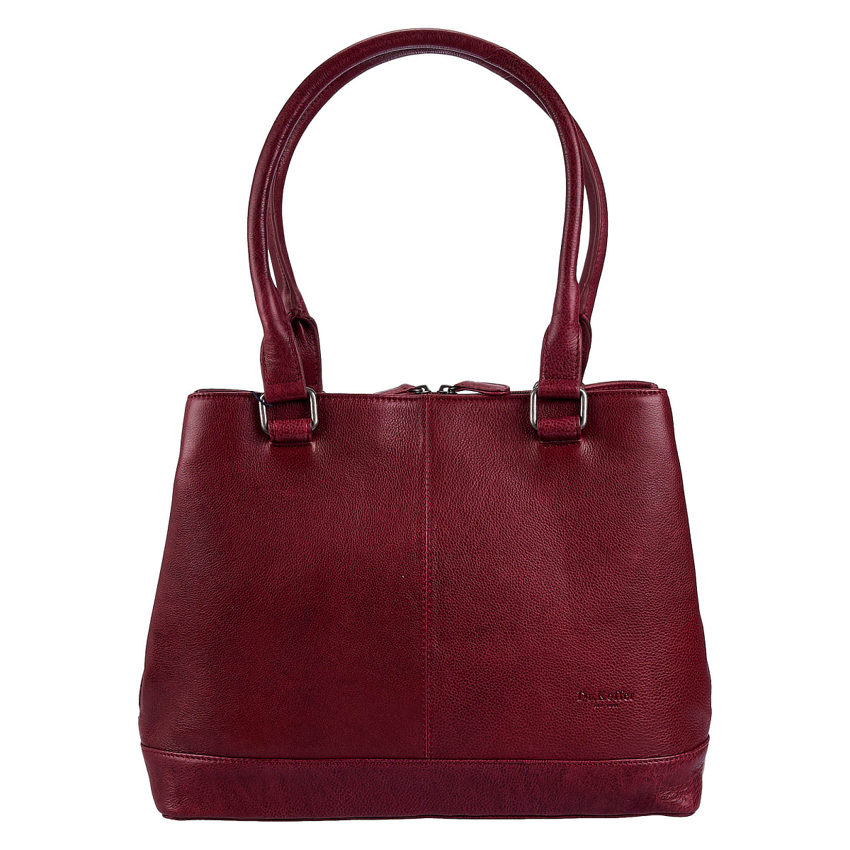 Женская сумка Dr. Koffer из натуральной кожи бордовая