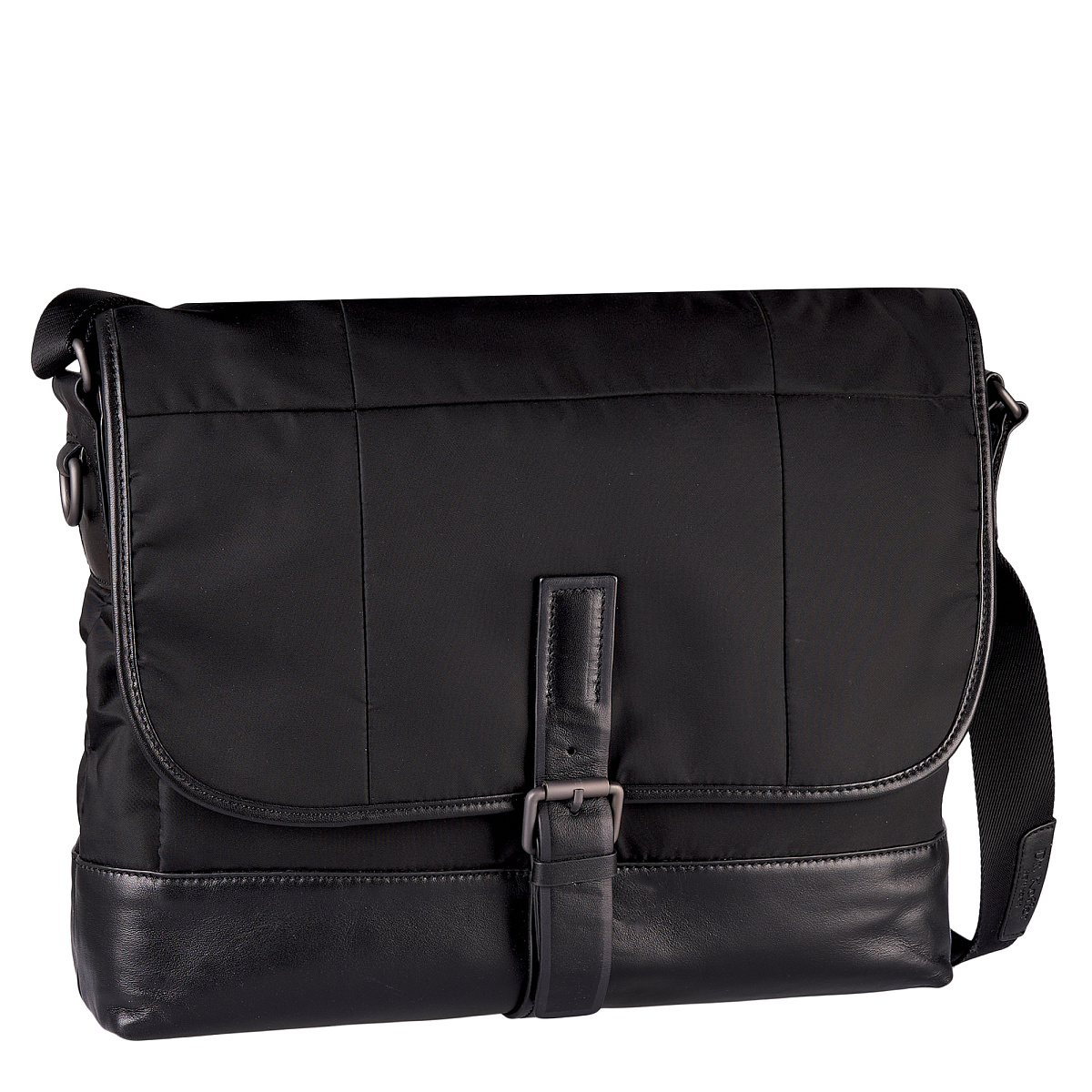 Сумка через плечо Dr.Koffer из нейлона и натуральной кожи