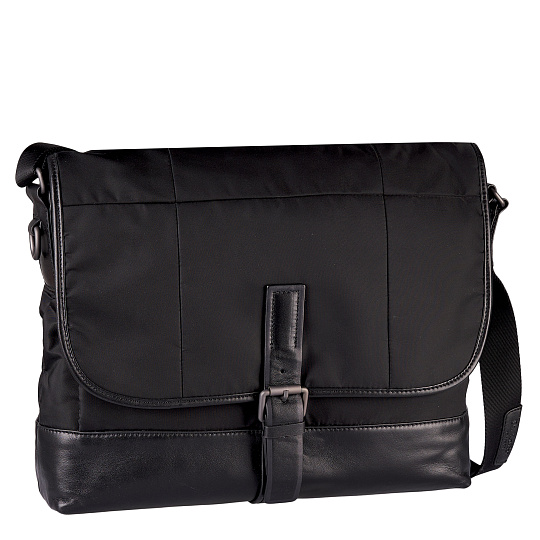 Сумка через плечо Dr.Koffer из нейлона и натуральной кожи