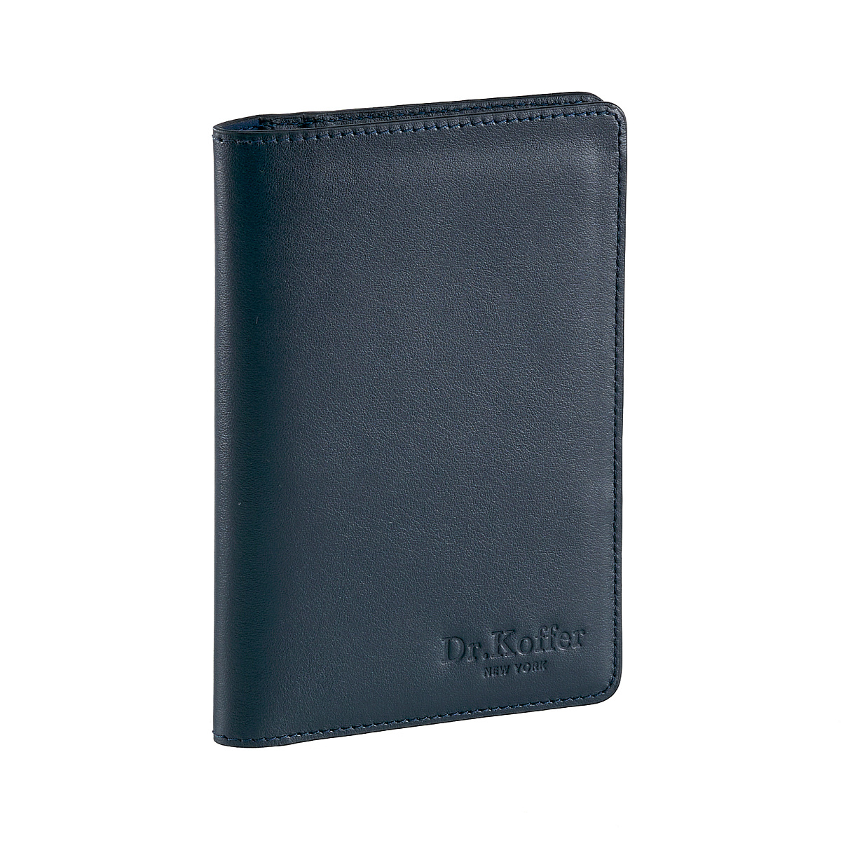 Обложка для паспорта Dr.Koffer из натуральной кожи синяя