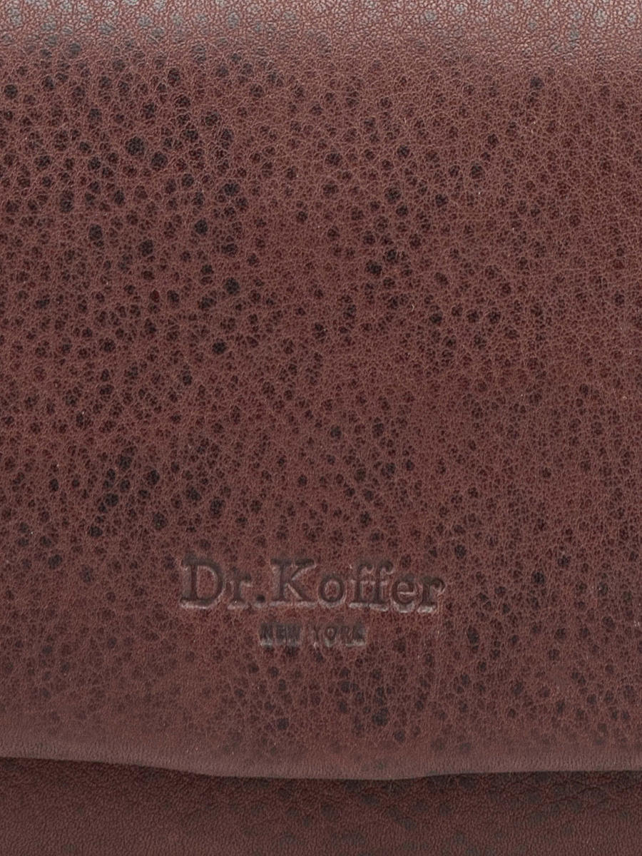 Кошелек Dr.Koffer из натуральной кожи коричневый
