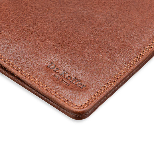 Обложка для паспорта/автодок из натуральной кожи Dr. Koffer