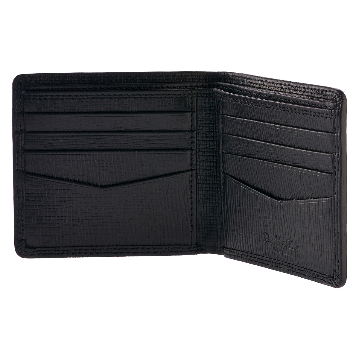 Портмоне Dr.Koffer из натуральной кожи черное