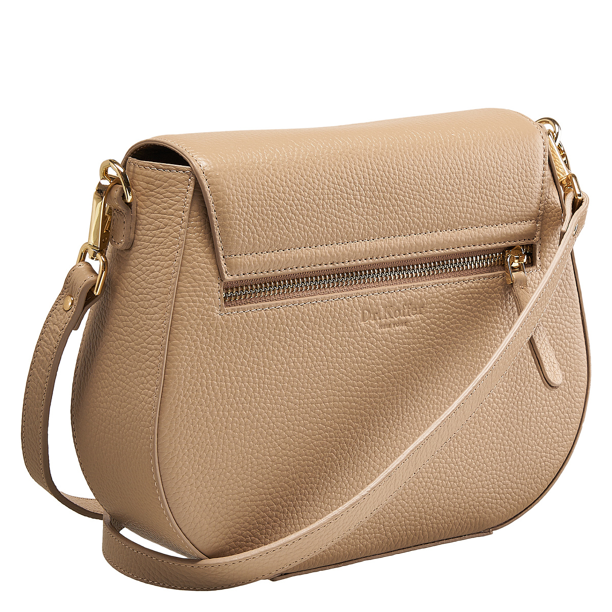 Женская сумка  Dr. Koffer из натуральной кожи бежевая