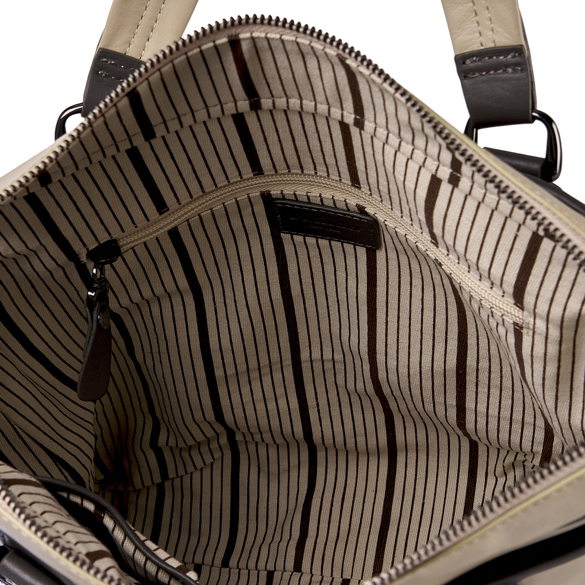 Сумка планшет Dr.Koffer из натуральной кожи бежевый