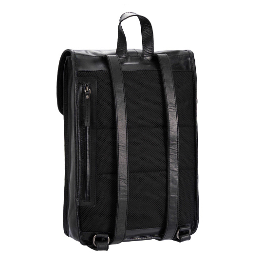 Рюкзак Dr.Koffer из натуральной кожи черный