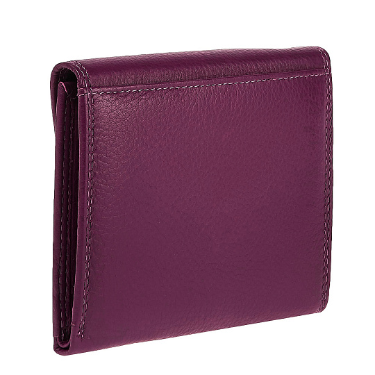 Портмоне Dr.Koffer из натуральной кожи фиолетовое