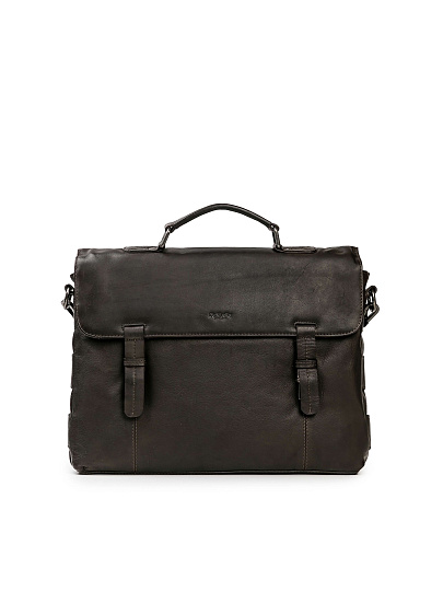 Портфель Dr.Koffer из натуральной кожи коричневый