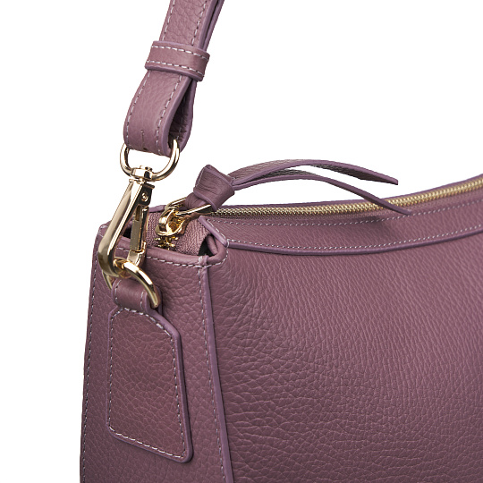 Женская сумка  Dr. Koffer из натуральной кожи фиолетовая