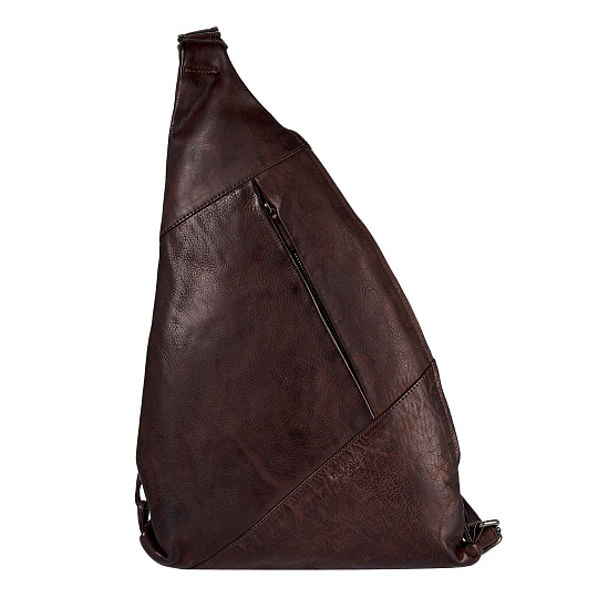 Рюкзак Dr.Koffer из натуральной кожи темно-коричневый