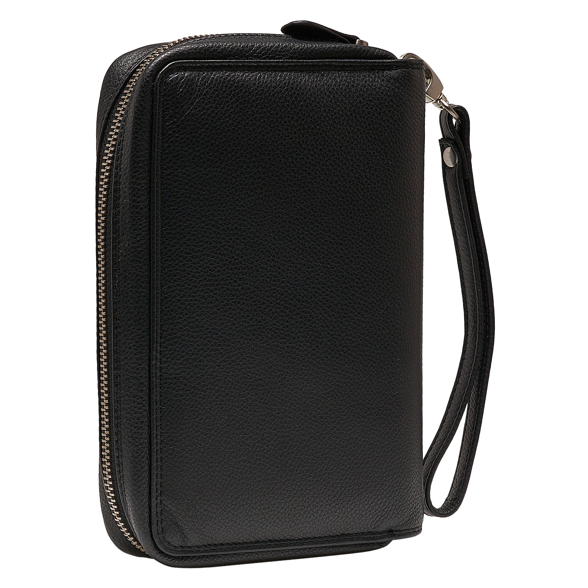 Сумка барсетка из натуральной кожи Dr. Koffer черная