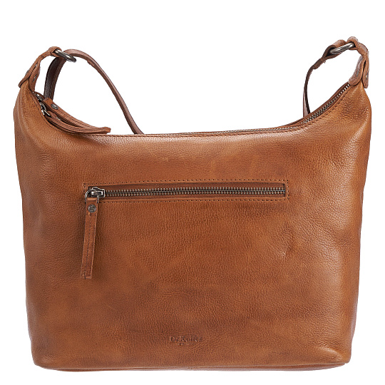 Женская сумка Dr.Koffer из натуральной кожи светло-коричневая