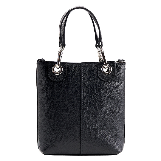 Женская сумка Dr. Koffer из натуральной кожи черная