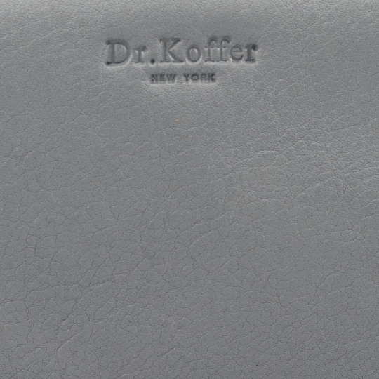 Ключница Dr.Koffer из натуральной кожи серая