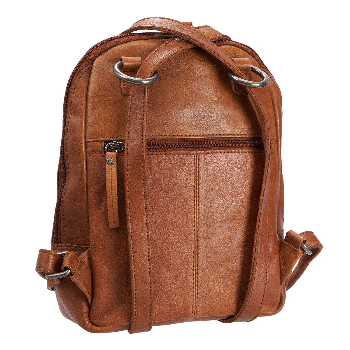 Рюкзак Dr.Koffer из натуральной кожи светло-коричневый