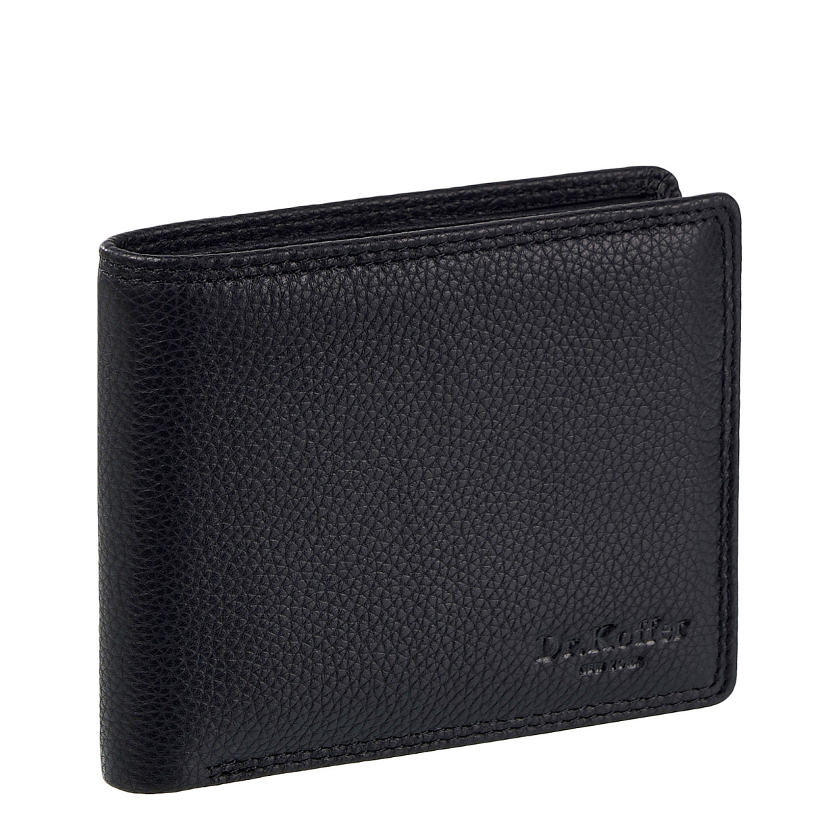Портмоне Dr.Koffer из натуральной кожи черное