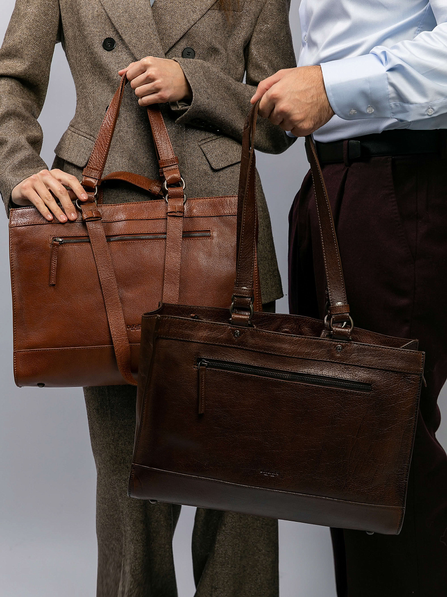 Сумка для документов Dr.Koffer из натуральной кожи