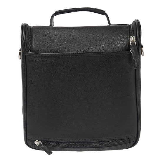 Несессер Dr. Koffer из натуральной кожи черный