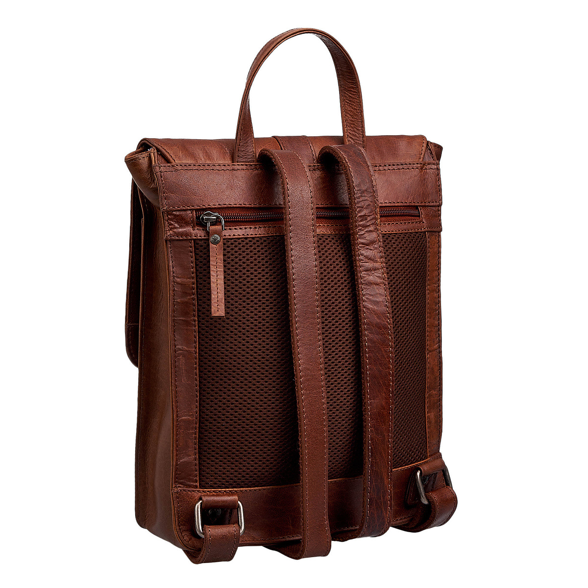 Рюкзак Dr.Koffer из натуральной кожи светло-коричневый