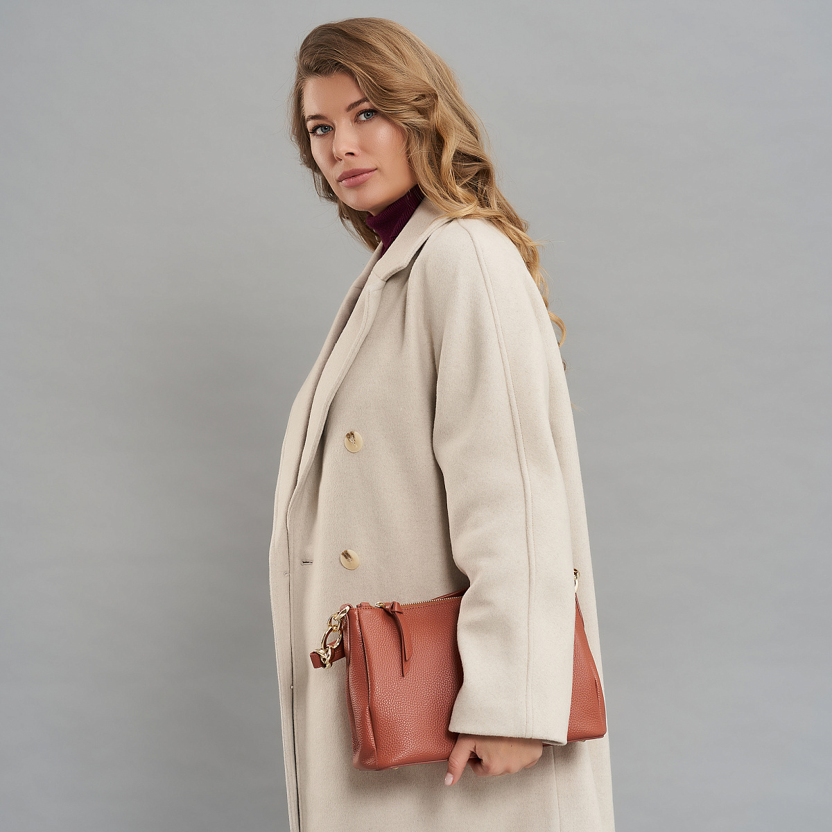 Др.Коффер 7018BR-58 хобо женское