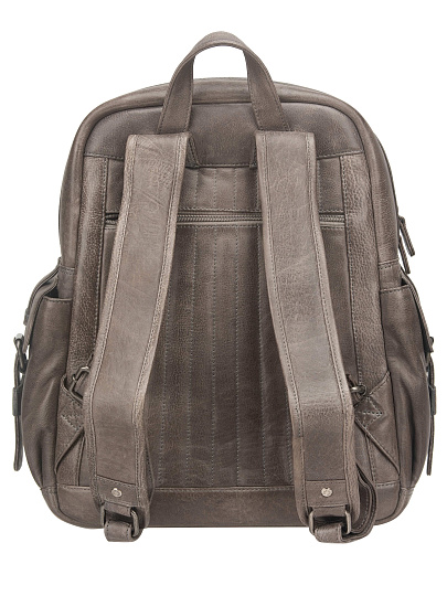 Рюкзак Dr. Koffer из натуральной кожи серый