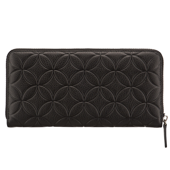 Портмоне Dr.Koffer из натуральной кожи черное