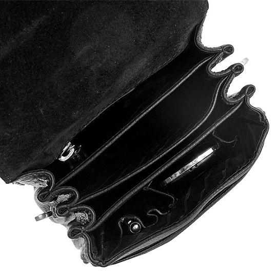 Небольшая повседневная черного цвета сумка Dr.Koffer M402274-02-04