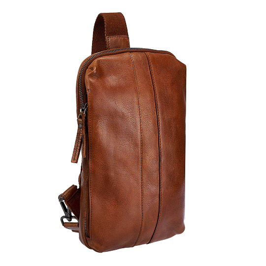 Рюкзак Dr.Koffer из натуральной кожи светло-коричневый