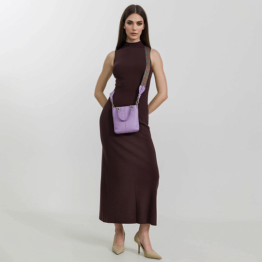 Женская сумка Dr. Koffer из натуральной кожи розовая