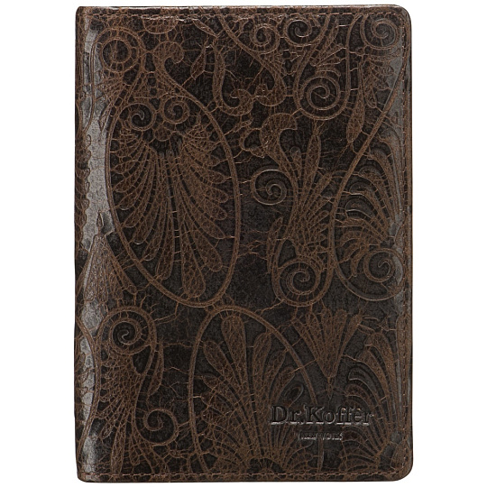 Обложка для паспорта/автодок из натуральной кожи Dr. Koffer