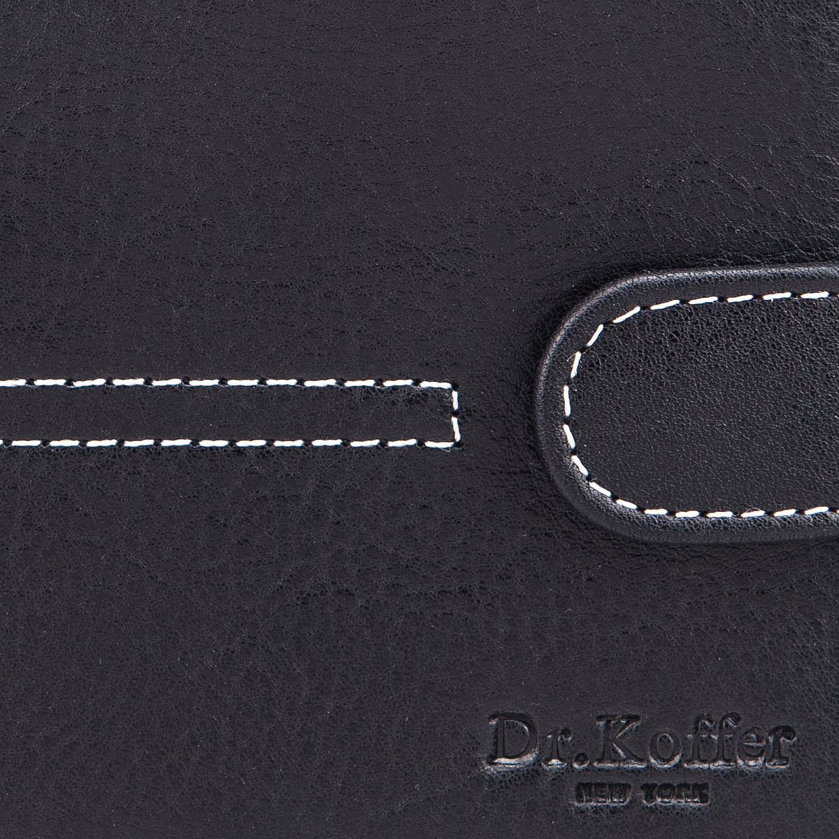 Портмоне Dr.Koffer из натуральной кожи черное