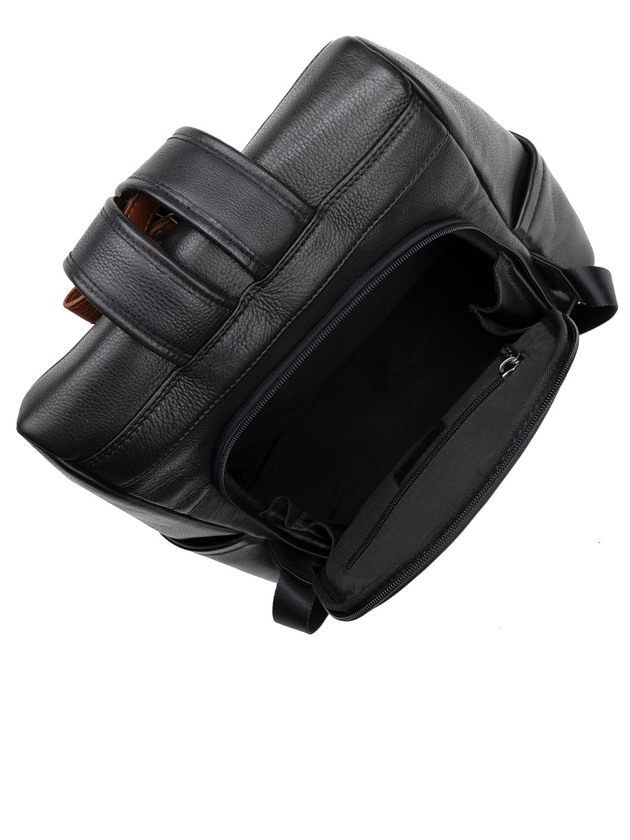 Рюкзак Dr. Koffer из натуральной кожи черный