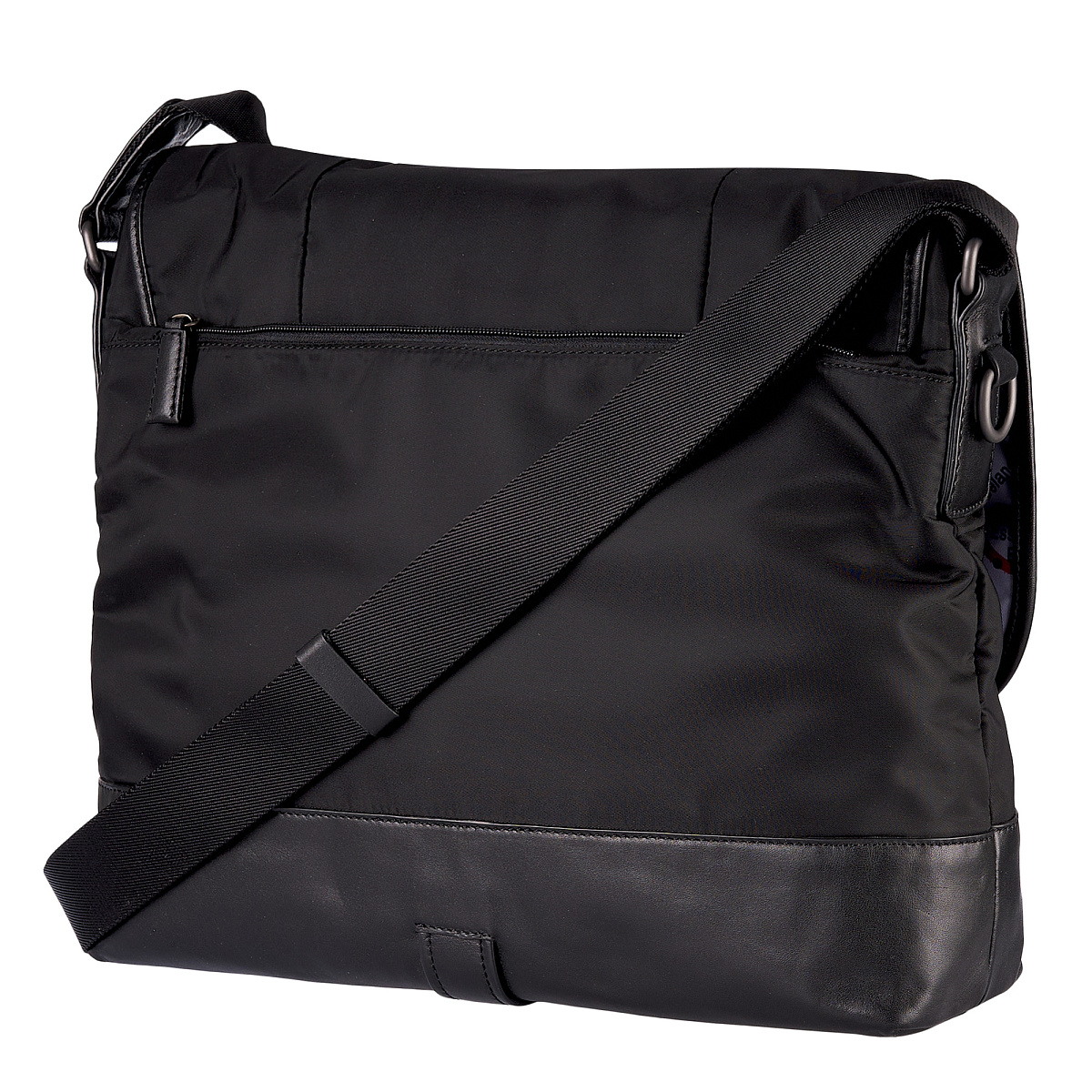 Сумка через плечо Dr.Koffer из нейлона и натуральной кожи