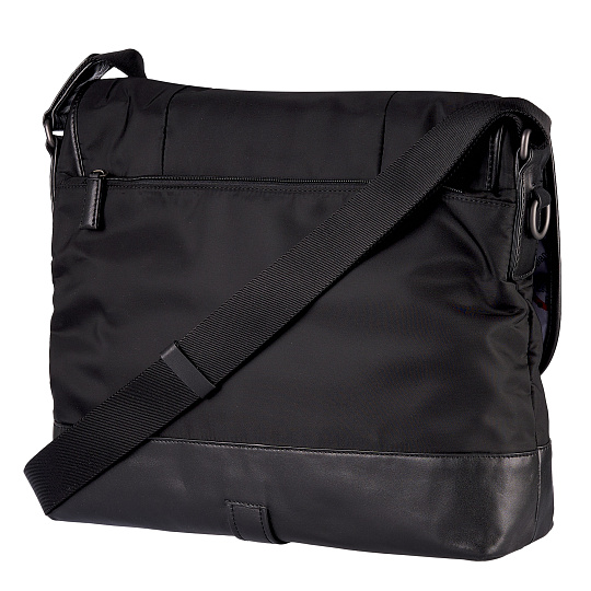 Сумка через плечо Dr.Koffer из нейлона и натуральной кожи