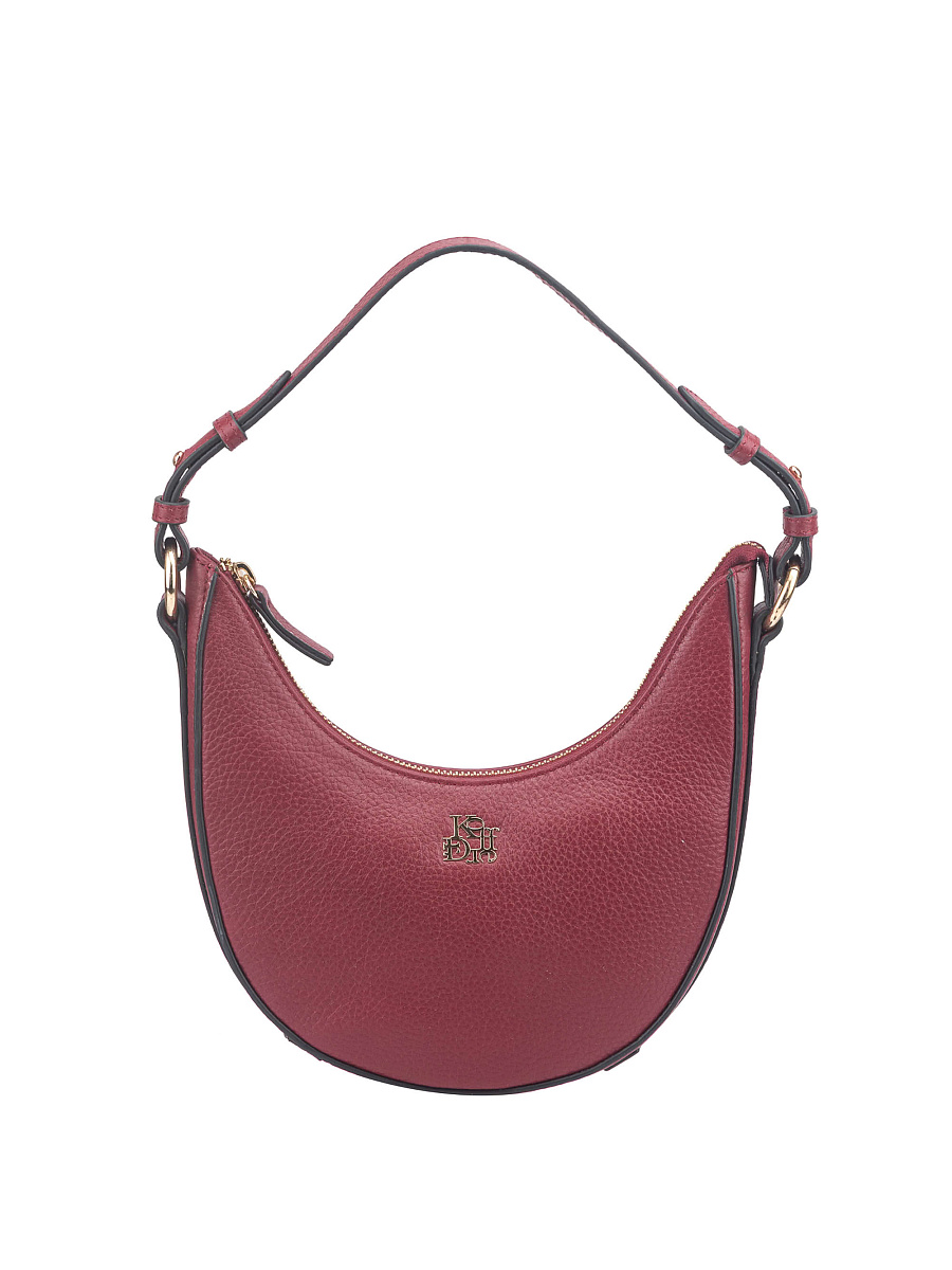 Женская сумка Dr. Koffer из натуральной кожи бордовая