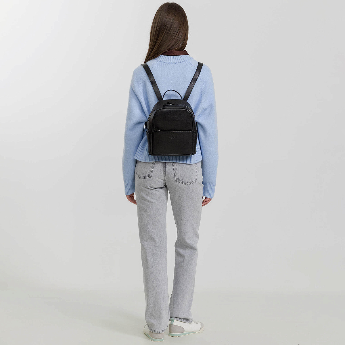 Рюкзак Dr.Koffer из натуральной кожи черный