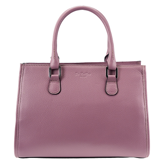 Женская сумка Dr. Koffer из натуральной кожи розовая