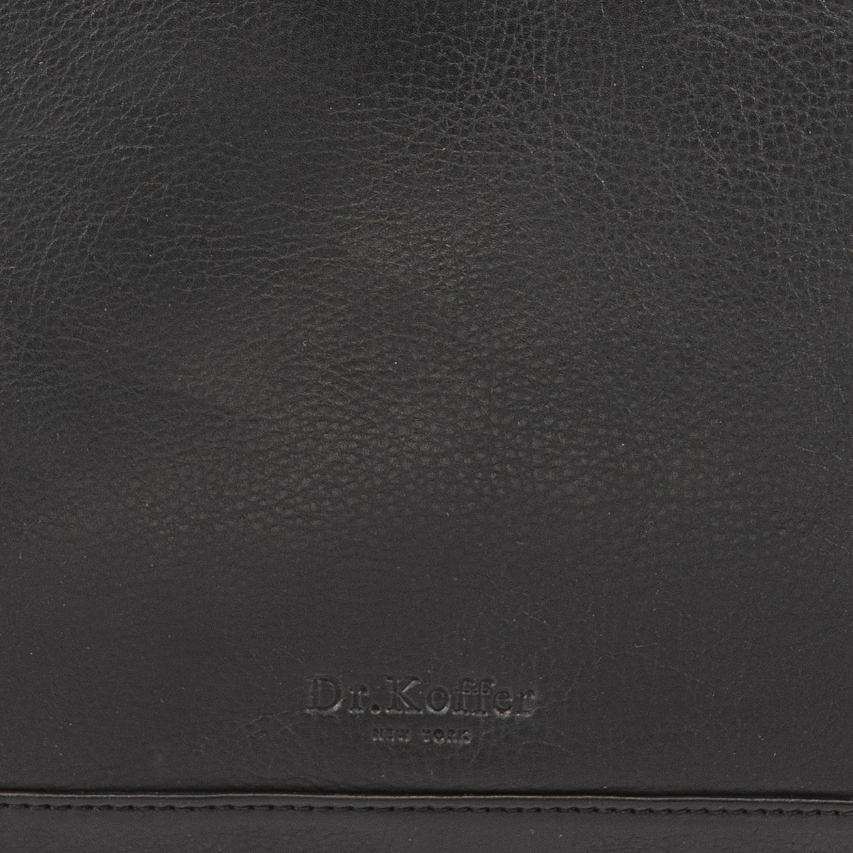 Рюкзак Dr.Koffer из натуральной кожи черный