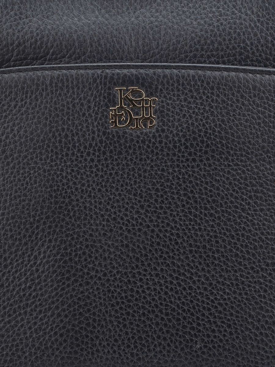 Женская сумка Dr. Koffer из натуральной кожи черная