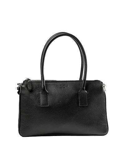 Женская сумка Dr.Koffer из натуральной кожи черная