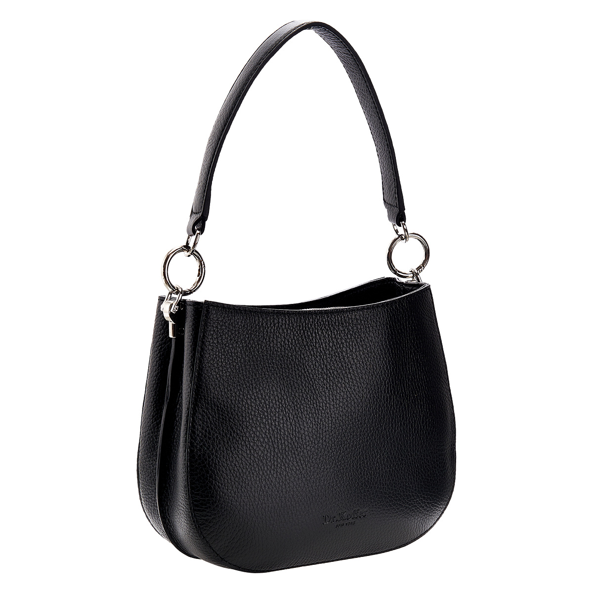 Женская сумка Dr. Koffer из натуральной кожи черная