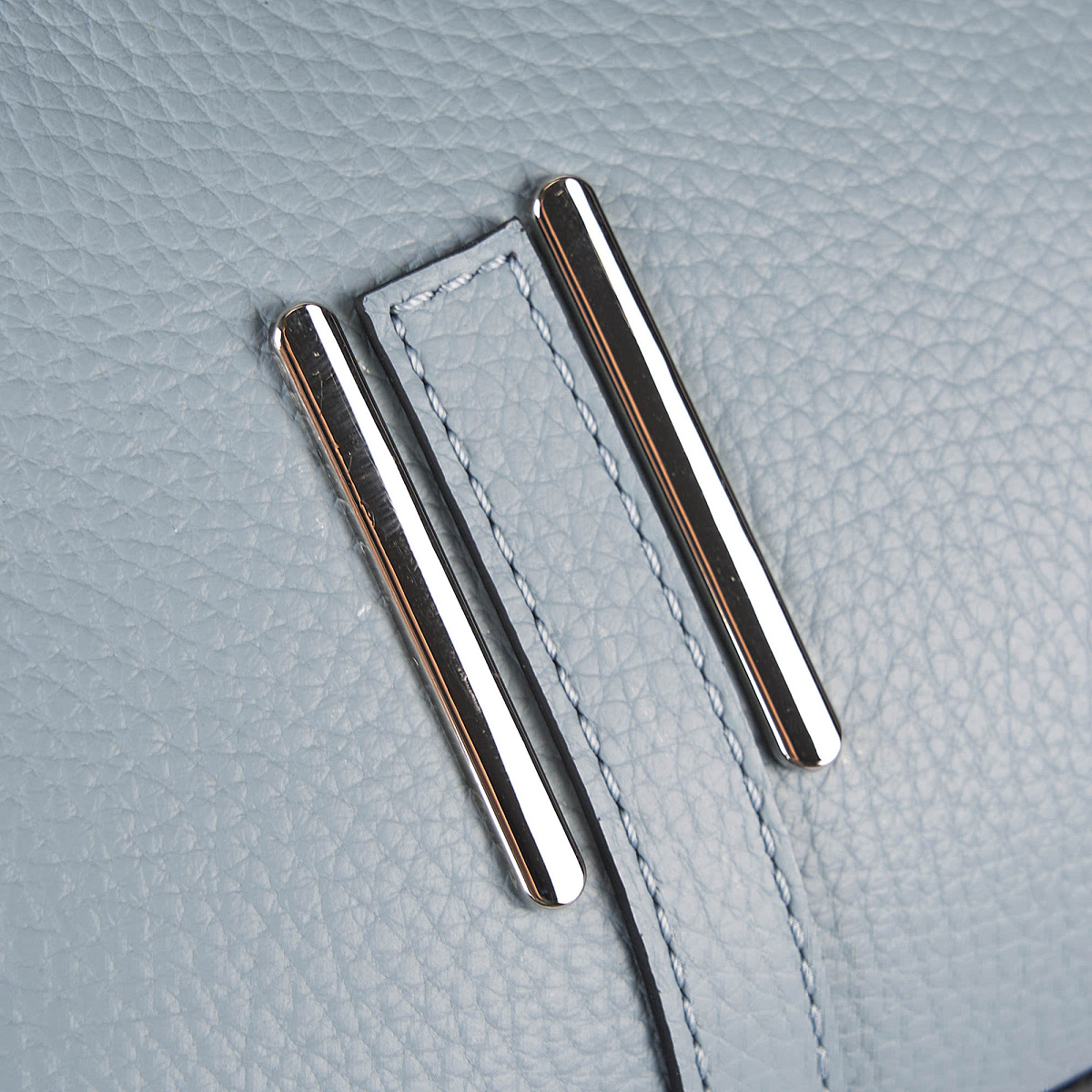 Женская сумка Dr. Koffer из натуральной кожи голубая