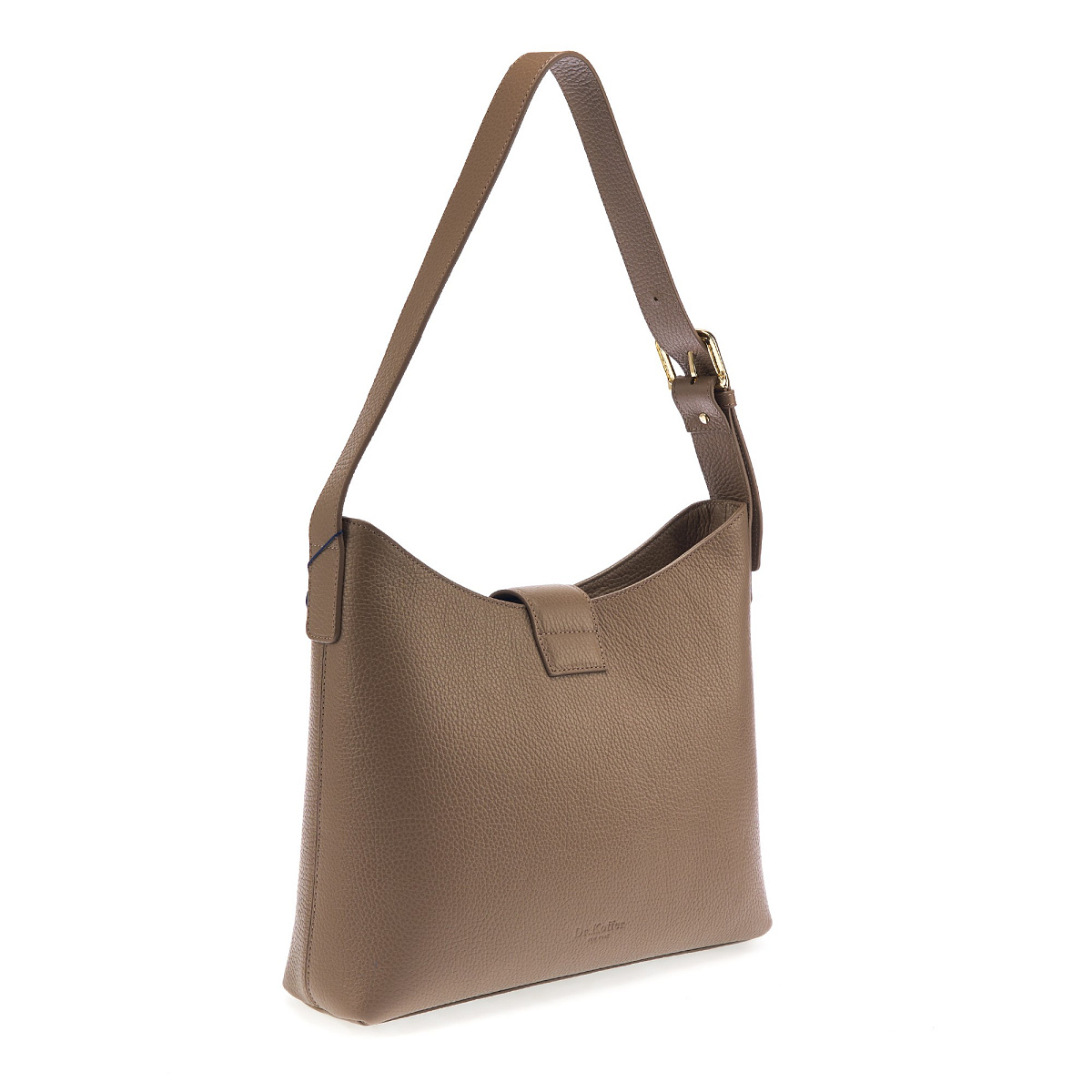 Женская сумка  Dr. Koffer из натуральной кожи бежевая