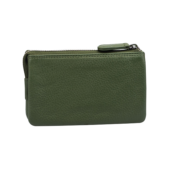 Ключница Dr.Koffer из натуральной кожи зеленая