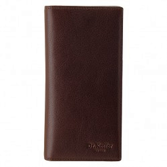 Портмоне Dr.Koffer из натуральной кожи коричневое