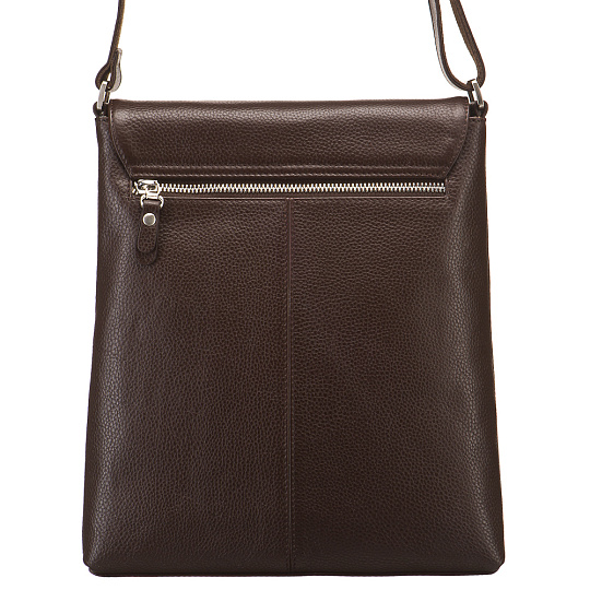 Сумка через плечо Dr.Koffer из натуральной кожи коричневая