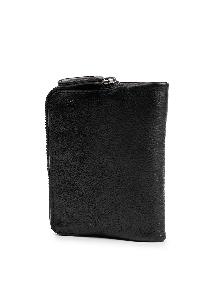 Портмоне Dr.Koffer из натуральной кожи черное