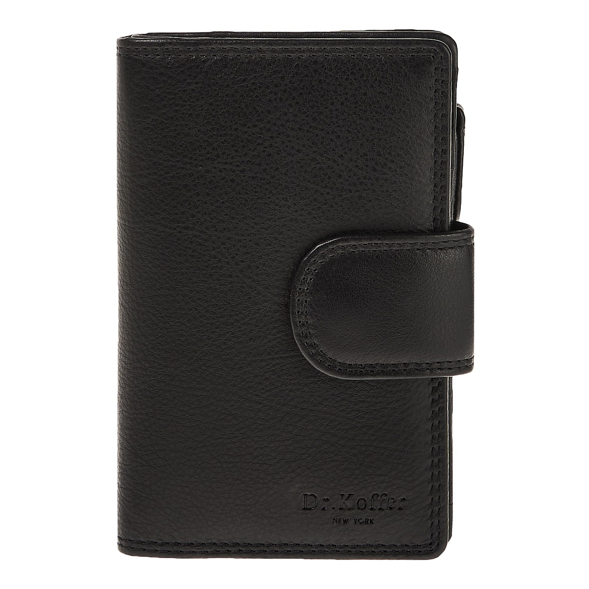 Портмоне Dr.Koffer из натуральной кожи черное