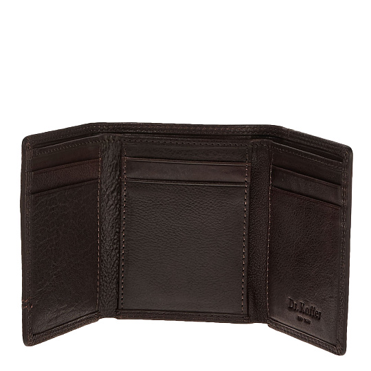 Портмоне Dr.Koffer из натуральной кожи черное