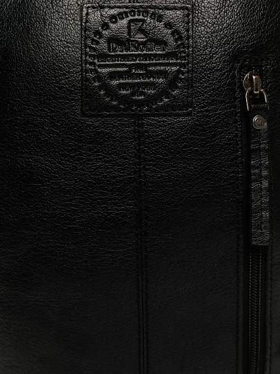 Рюкзак Dr.Koffer из натуральной кожи черный